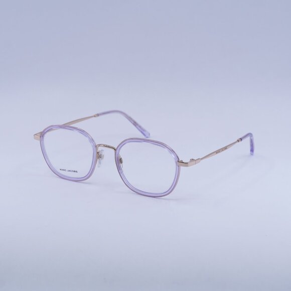 🕶️ New Marc Jacobs MARC 702/G 0789 00 Eyeglasses - Lilac/Gold Frame 49mm - Picture 5 of 10
